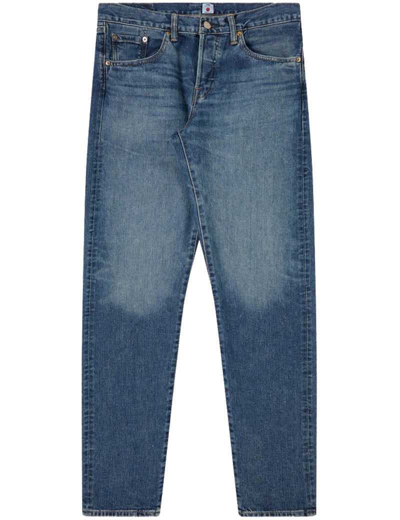 EDWIN REGULAR TAPERED YOSHIKO JEANS LEFT BLUE MID DARK USED