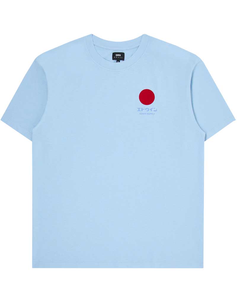 EDWIN JAPANESE SUN SUPPLY T-SHIRT PLACID BLUE