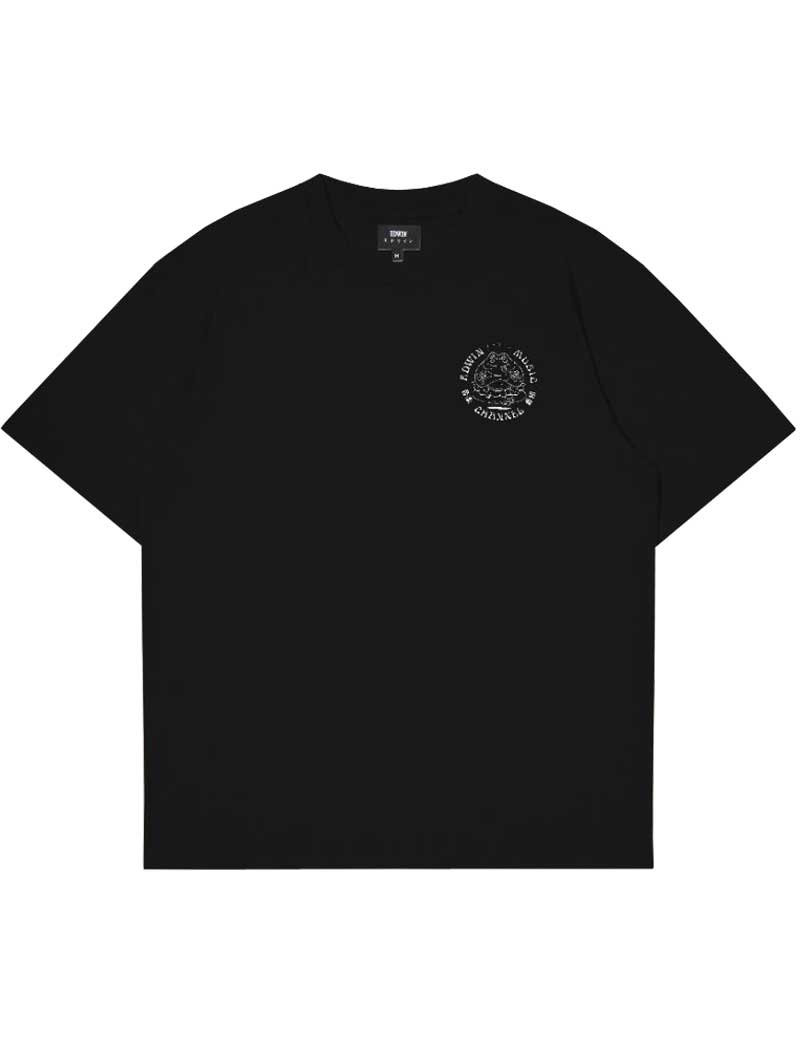 EDWIN MUSIC CHANNEL T-SHIRT BLACK