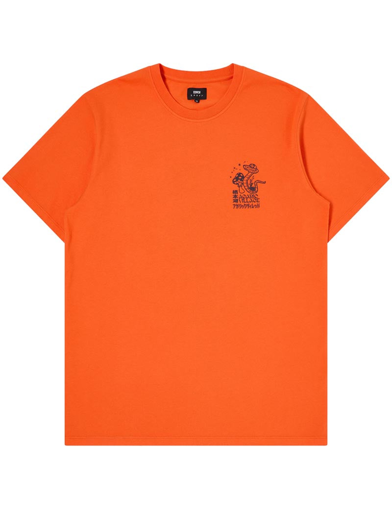 EDWIN AGARIC VILLAGE T-SHIRT TANGERINE