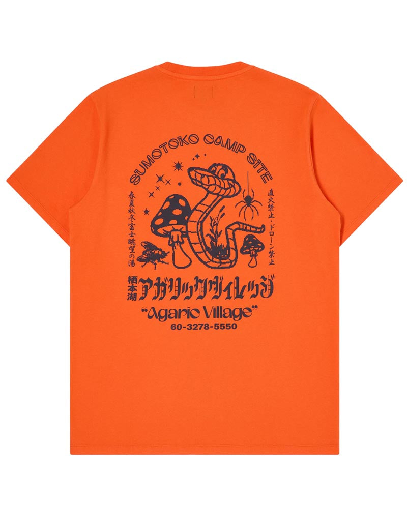 Edwin Agaric Village T-Shirt Tangerine