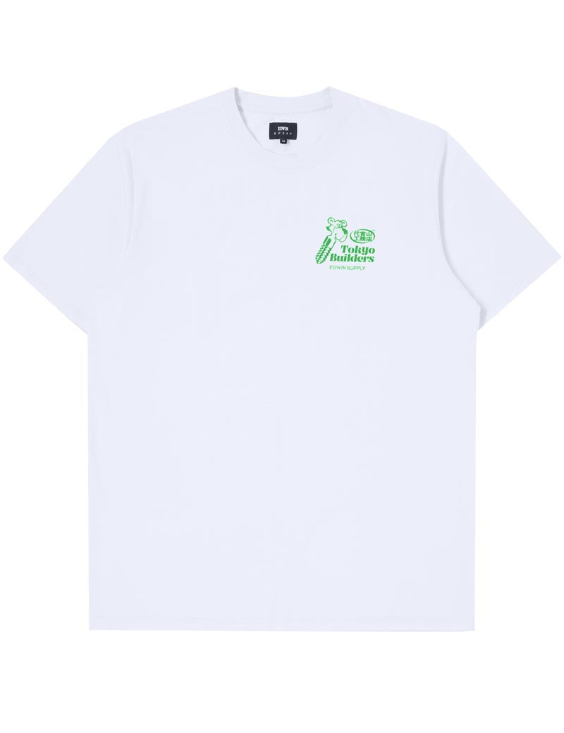 EDWIN TOKYO BUILDERS T-SHIRT WHITE