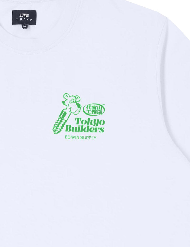 Edwin Tokyo Builders T-Shirt White