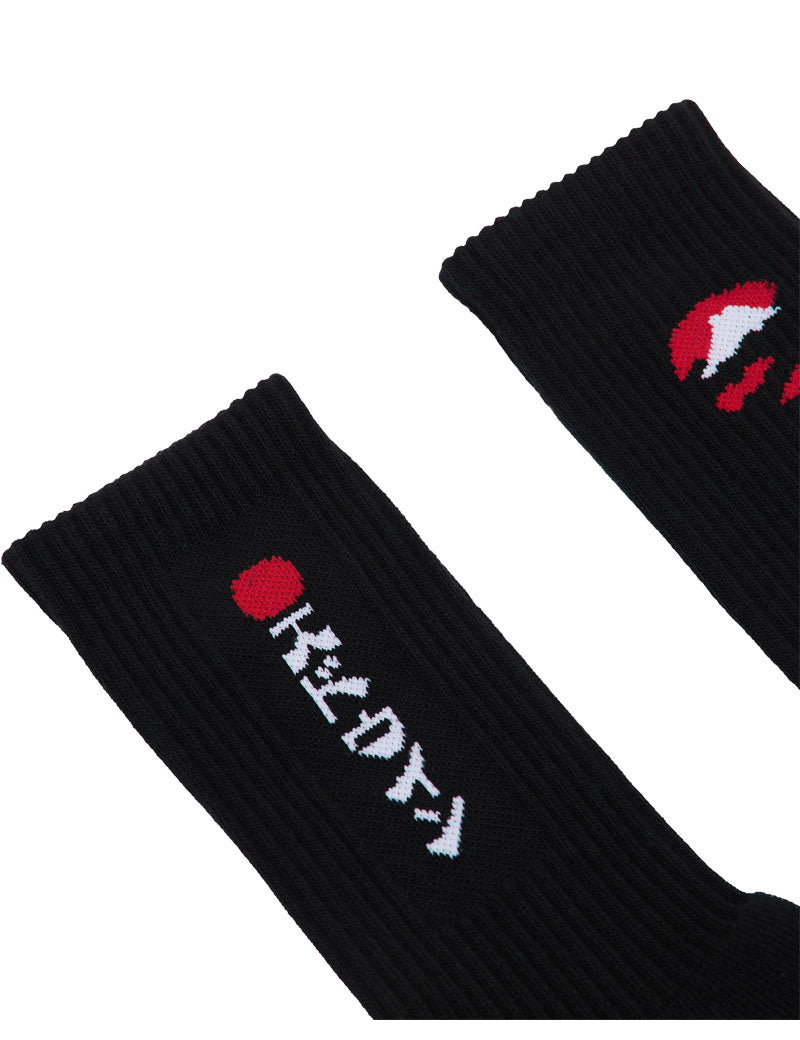 EDWIN KAMIFUJI SOCKS BLACK