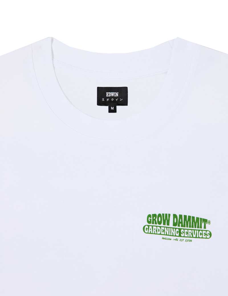 EDWIN GARDENING SERVICES T-SHIRT WHITE