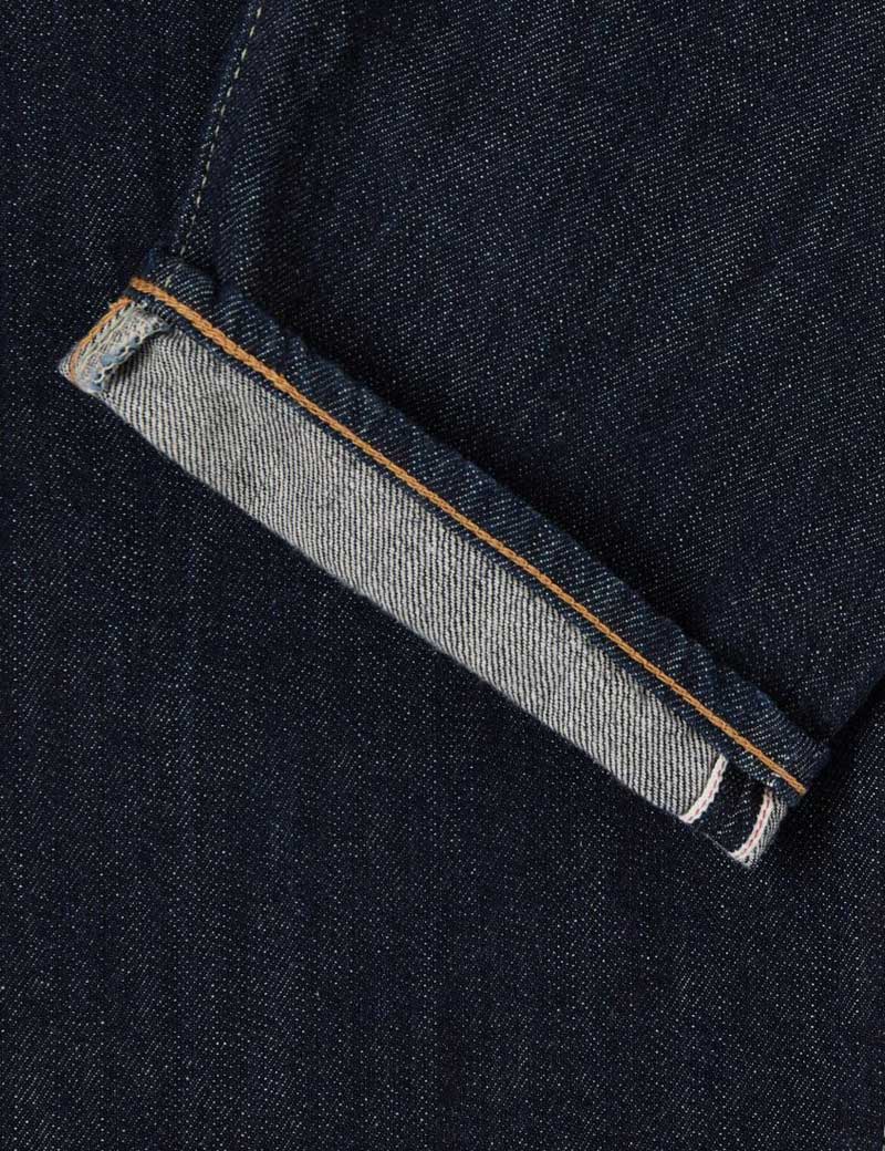 EDWIN LOOSE TAPERED LIGHTWEIGHT SELVAGE JEANS BLUE RINSED