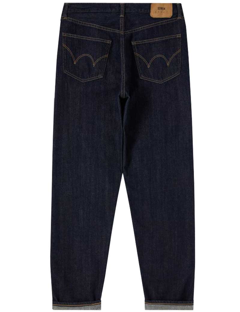 EDWIN LOOSE TAPERED LIGHTWEIGHT SELVAGE JEANS BLUE RINSED