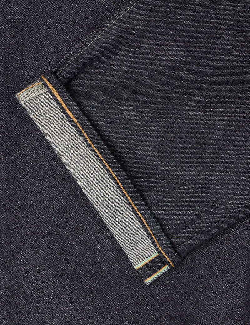 Edwin Loose Fit Kaihara Dark Pure Rainbow Selvage Jeans Blue Unwashed
