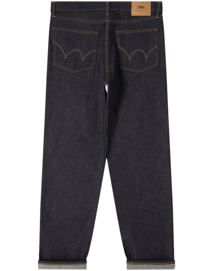 Edwin Loose Fit Kaihara Dark Pure Rainbow Selvage Jeans Blue Unwashed