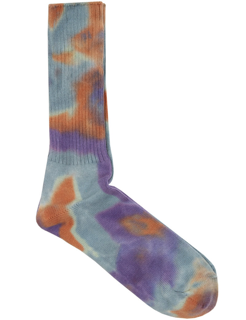 Anonymous Ism Tie Dye Crew Socks Brick 65