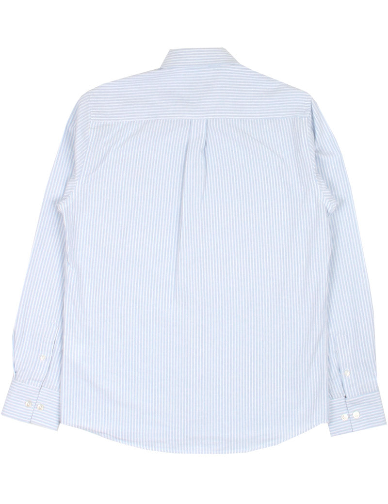 Armor Lux Long Sleeve Straight Shirt Sky Blue Milk