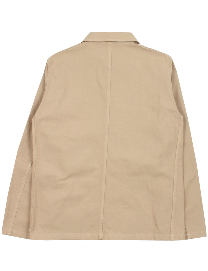 Vetra Weaved Workwear Jacket Chalk