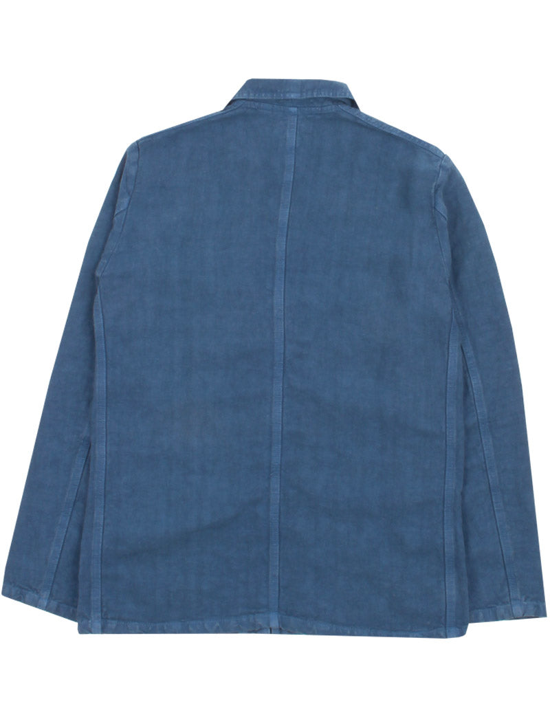 Vetra Heavy Linen Short Jacket Indigo