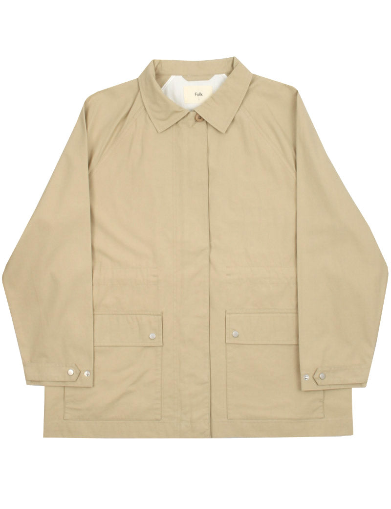 FOLK FIELD COAT SAND RIPSTOP