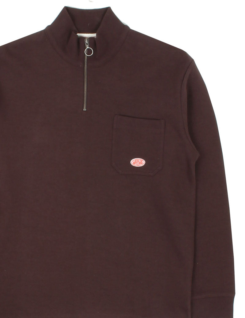 ARMOR LUX TROYER SWEATSHIRT DARK MAHOGANY