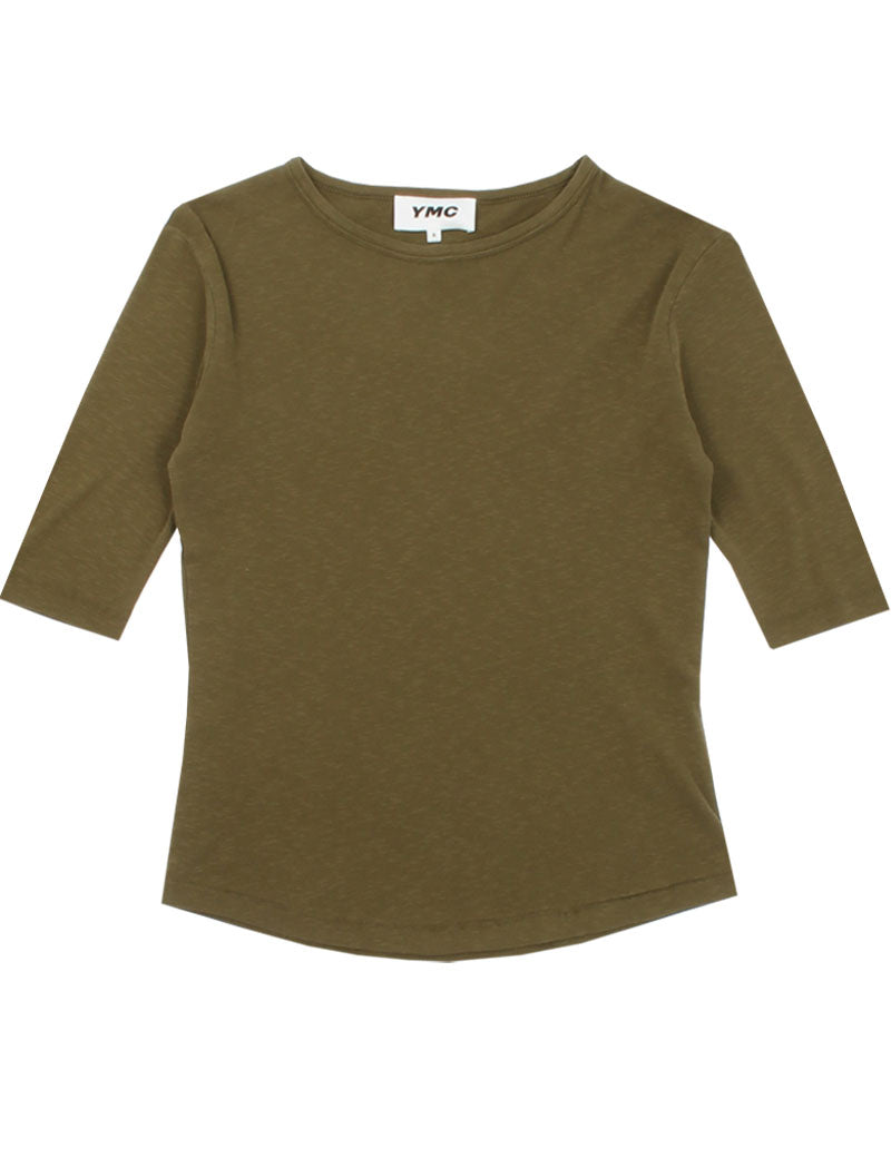 Ymc Charlotte Short Sleeve Top Olive