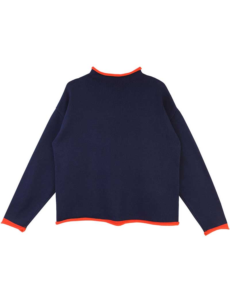 LF MARKEY IVO KNIT JUMPER NAVY