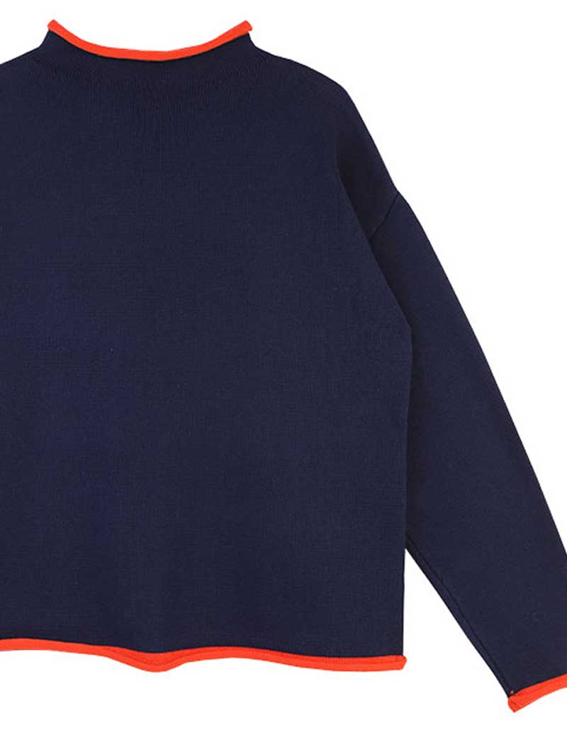 LF MARKEY IVO KNIT JUMPER NAVY