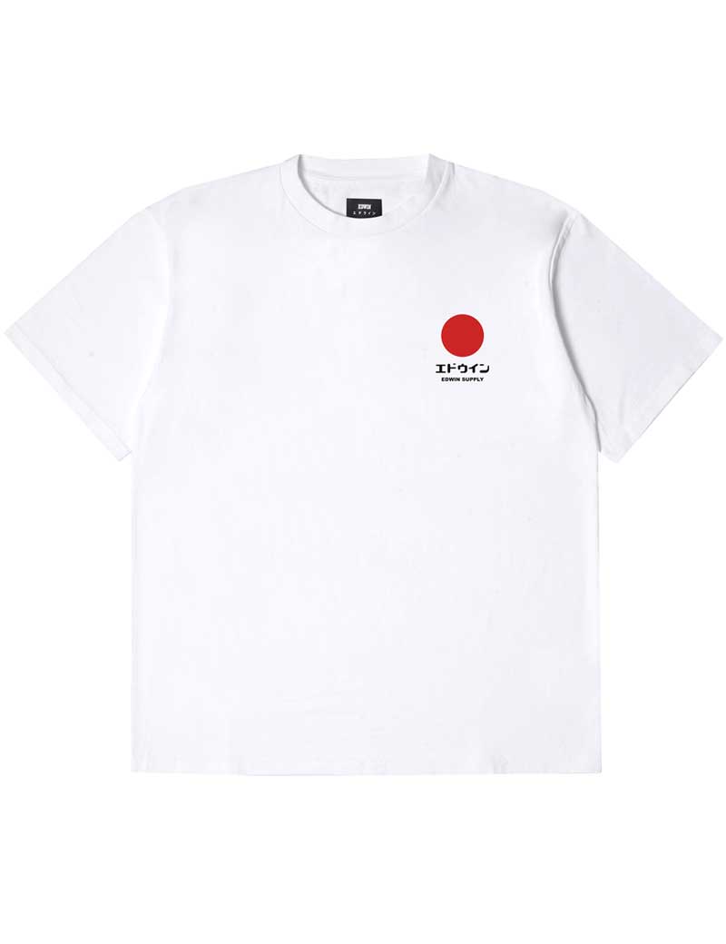 EDWIN JAPANESE SUN SUPPLY T-SHIRT WHITE