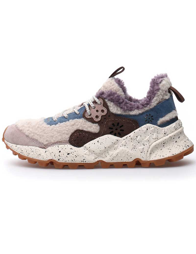 Flower Mountain Kotetsu Woman Trainers Teddy Taupe Beige