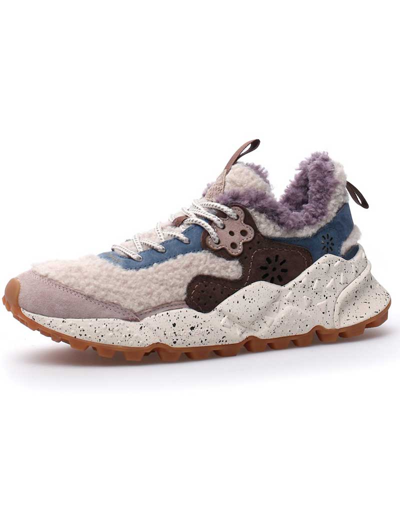 Flower Mountain Kotetsu Woman Trainers Teddy Taupe Beige