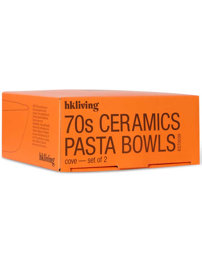HK Living 70s Ceramics Pasta Bowls Cove Set Of 2