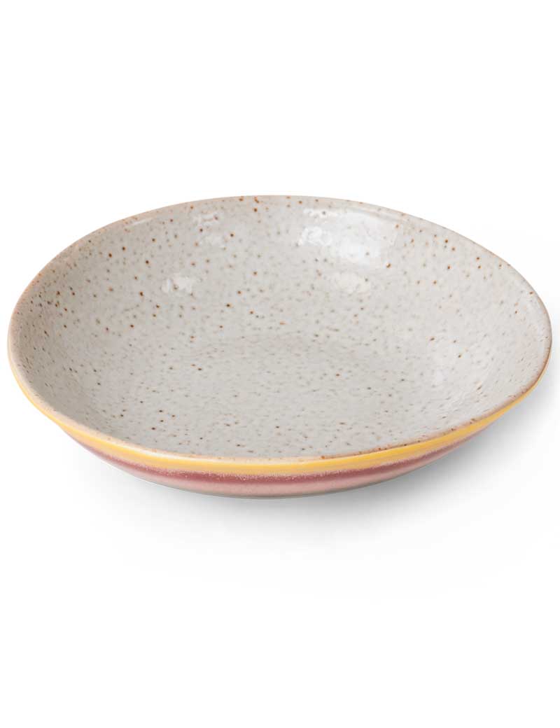 HK Living 70s Ceramics Curry Bowls Hibiscus Set Of 2