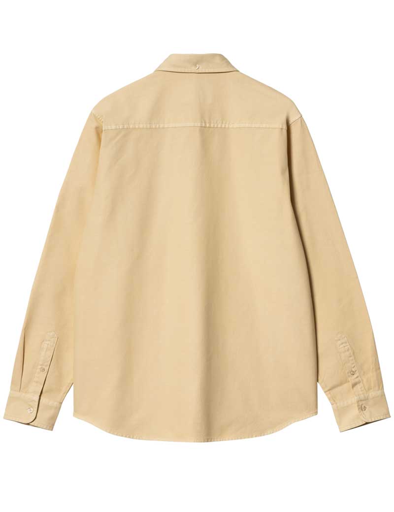 CARHARTT WIP BOLTON LONG SLEEVE SHIRT RATTAN