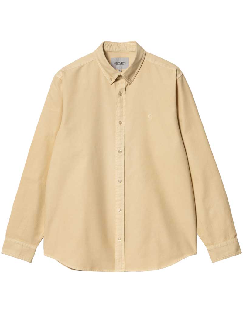 CARHARTT WIP BOLTON LONG SLEEVE SHIRT RATTAN