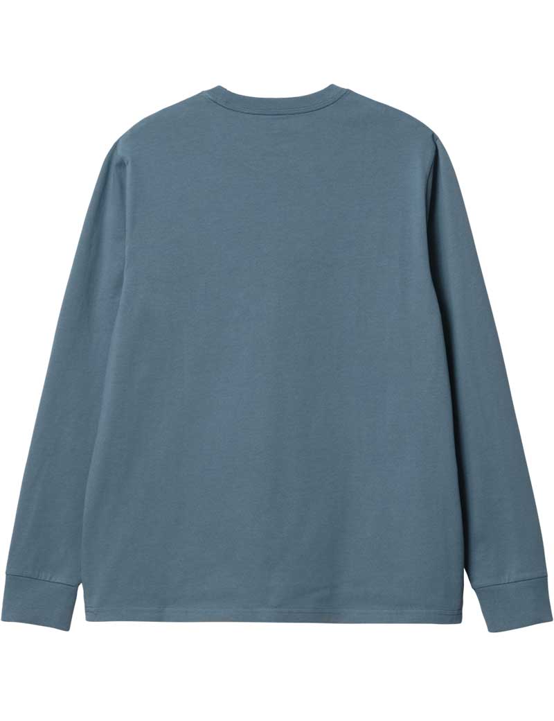 Carhartt Long Sleeve Pocket T-Shirt Storm Blue