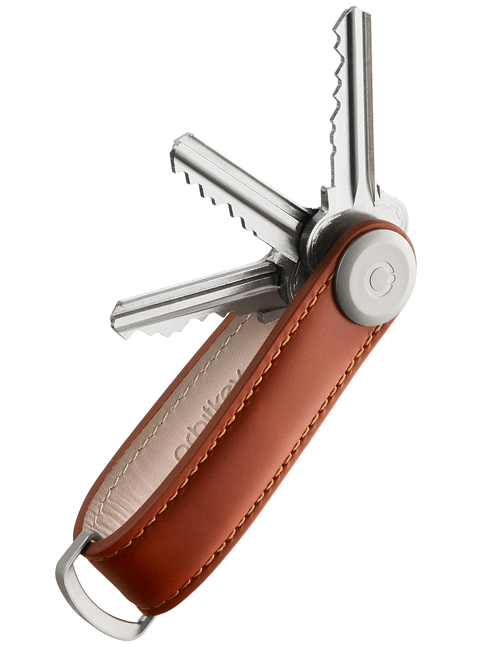 Orbitkey 2.0 Leather Key Organiser Cognac Tan