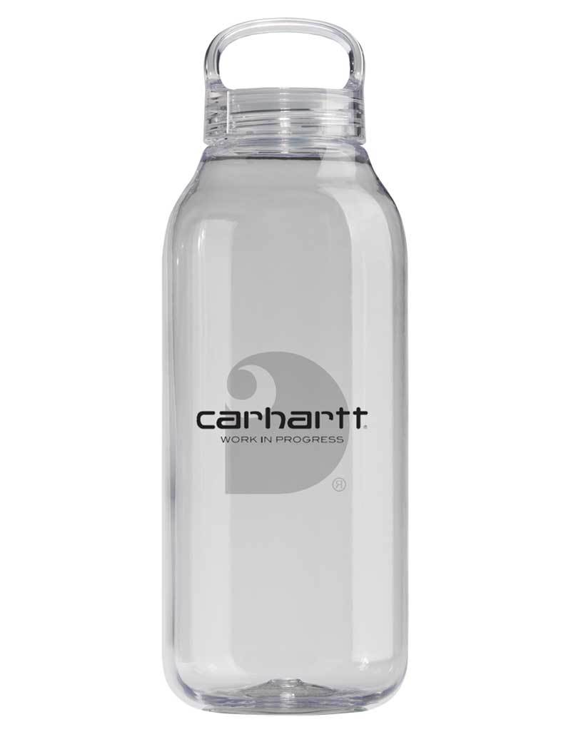 Carhartt X Into Logo Water Bottle Clear