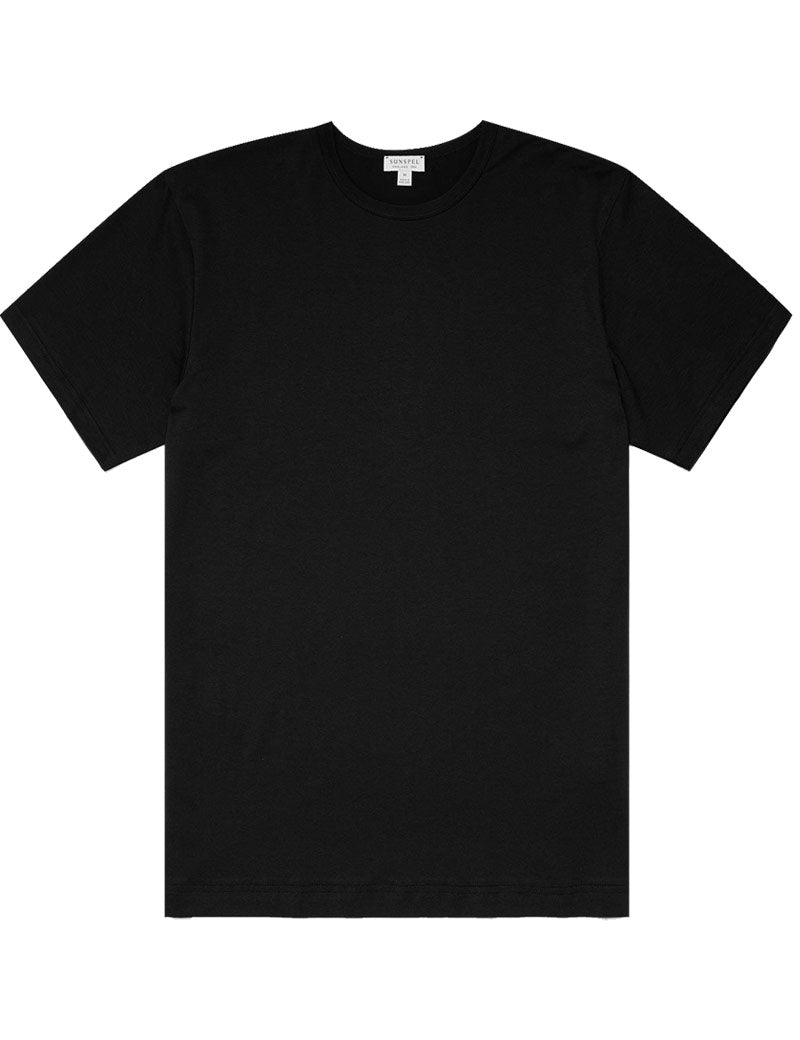 Sunspel Classic T-Shirt Black