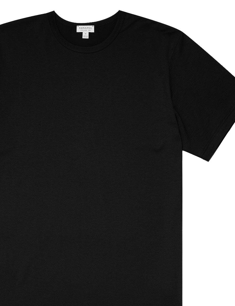 Sunspel Classic T-Shirt Black