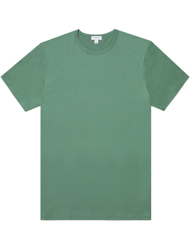 Sunspel Riviera Crew Neck T-Shirt Thyme