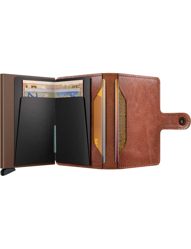 Secrid Miniwallet Vintage Cognac Brown