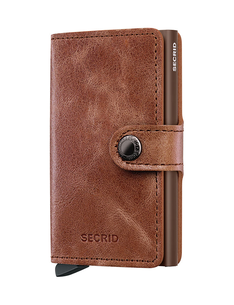 Secrid Miniwallet Vintage Cognac Brown