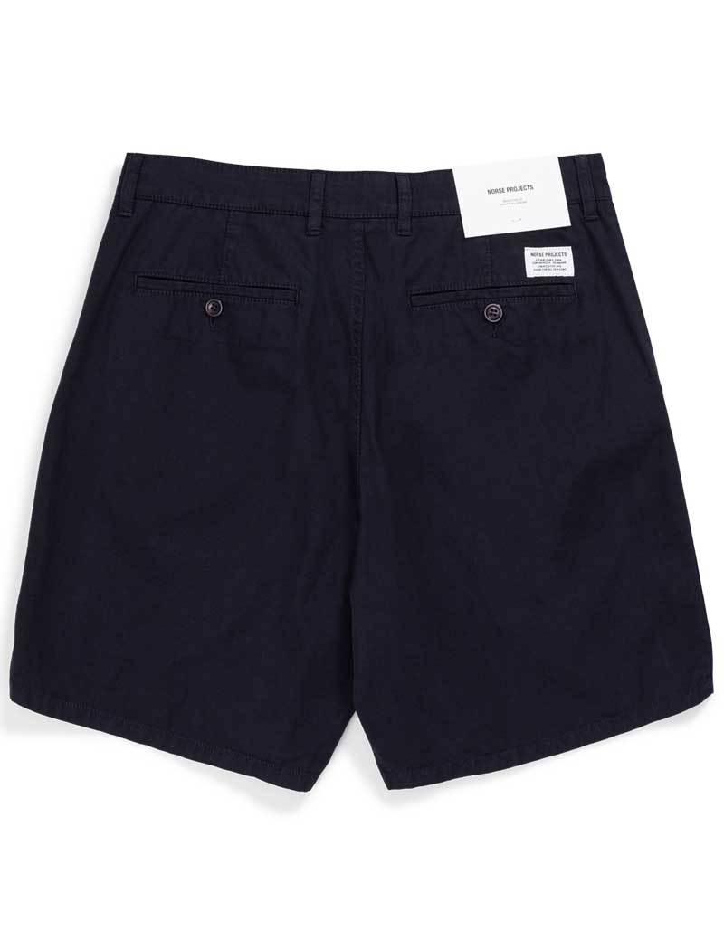 NORSE PROJECTS AROS REGULAR LIGHT SHORTS DARK NAVY