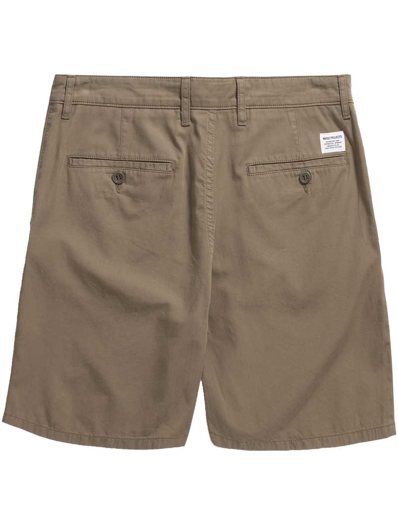 NORSE PROJECTS AROS REGULAR LIGHT SHORTS SEDIMENT GREEN