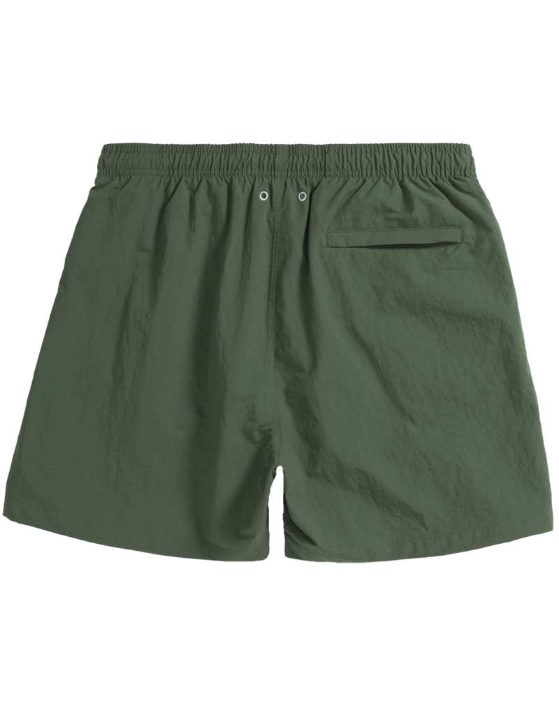 NORSE PROJECTS HAUGE RECYCLED NYLON SWIMMERS SPRUCE GREEN