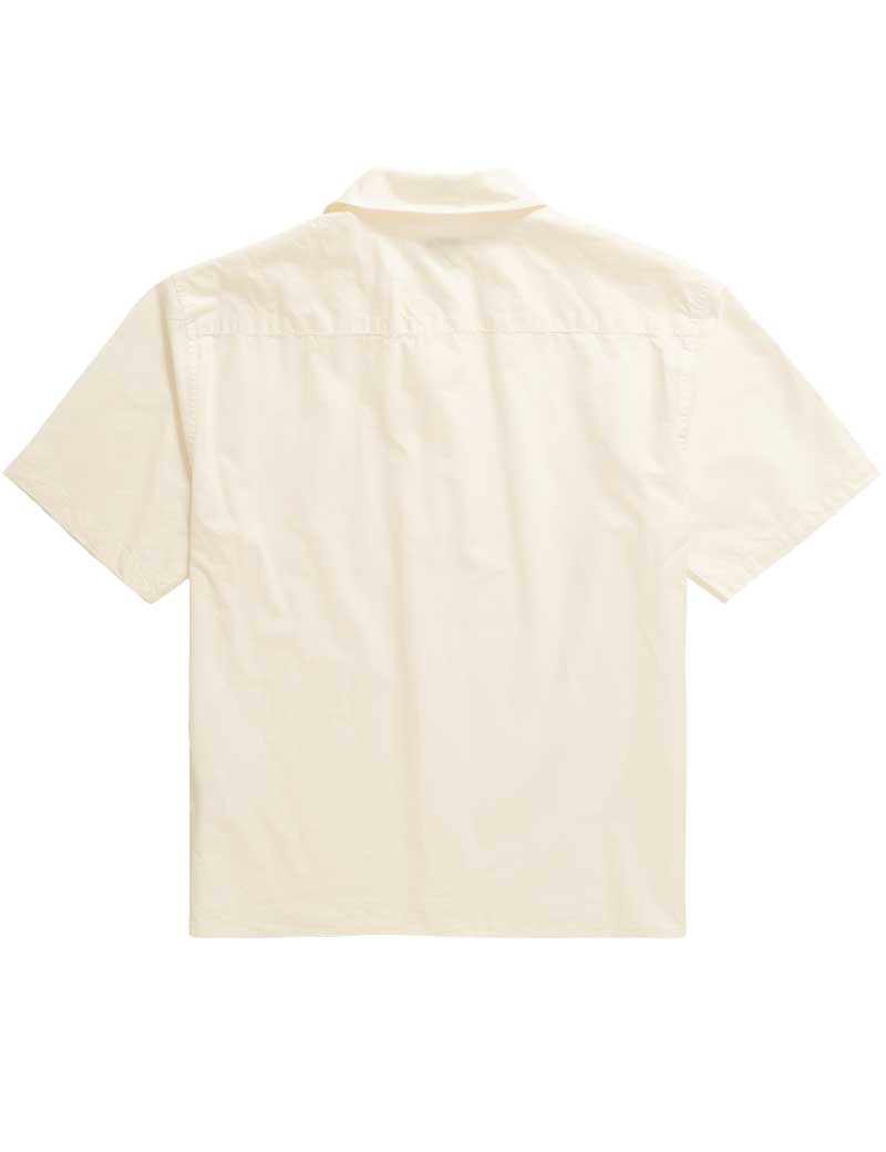 NORSE PROJECTS CARSTEN COTTON TENCEL SHIRT ENAMEL WHITE