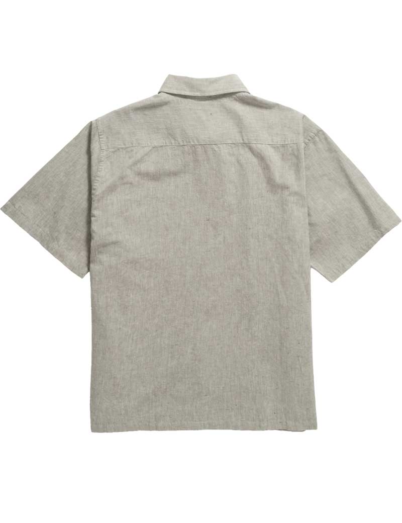 NORSE PROJECTS IVAN RELAXED LINEN SHORT SLEEVE SHIRT IVY GREEN