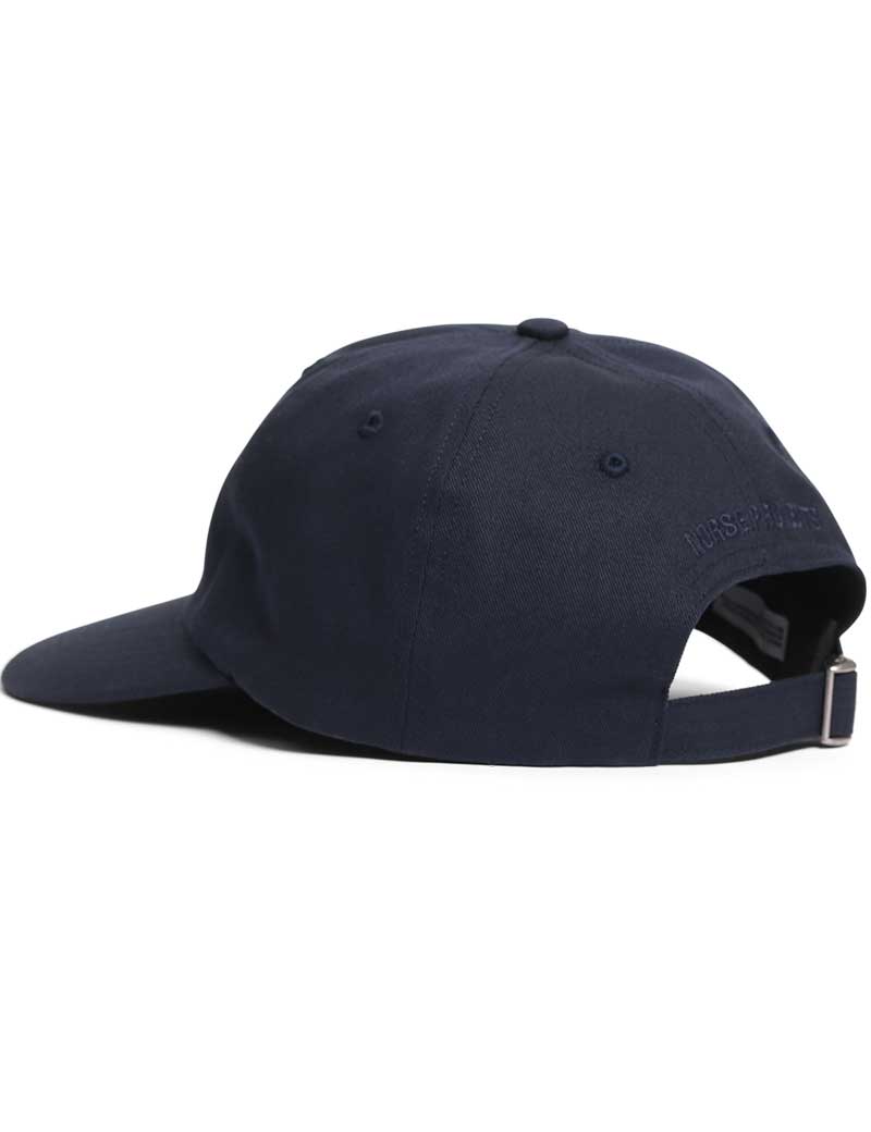 NORSE PROJECTS FELT N TWILL SPORTS CAP DARK NAVY