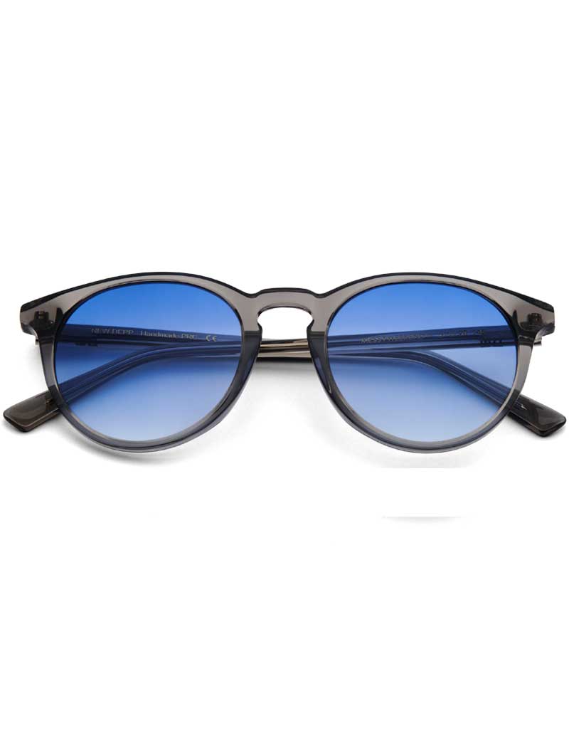 MESSY WEEKEND NEW DEPP SUNGLASSES BLUE GREY CRYSTAL