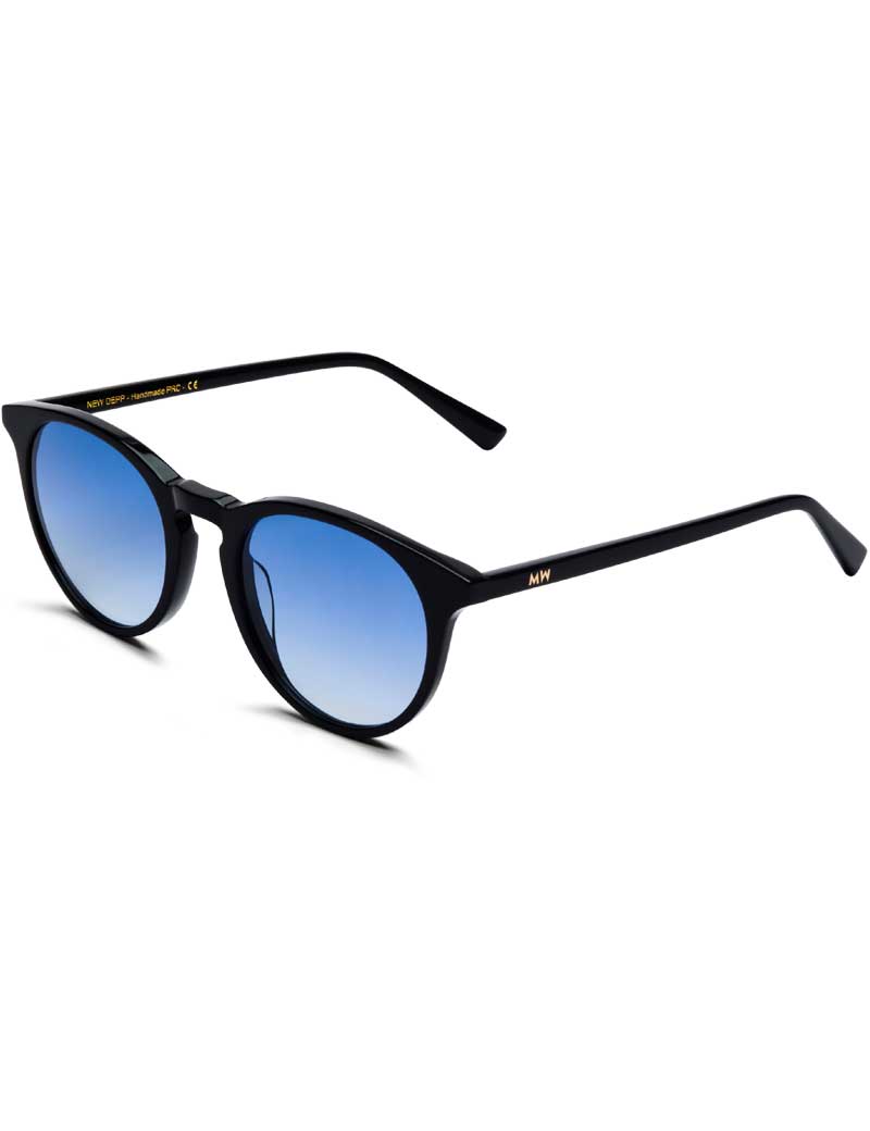 MESSY WEEKEND NEW DEPP SUNGLASSES BLUE BLACK