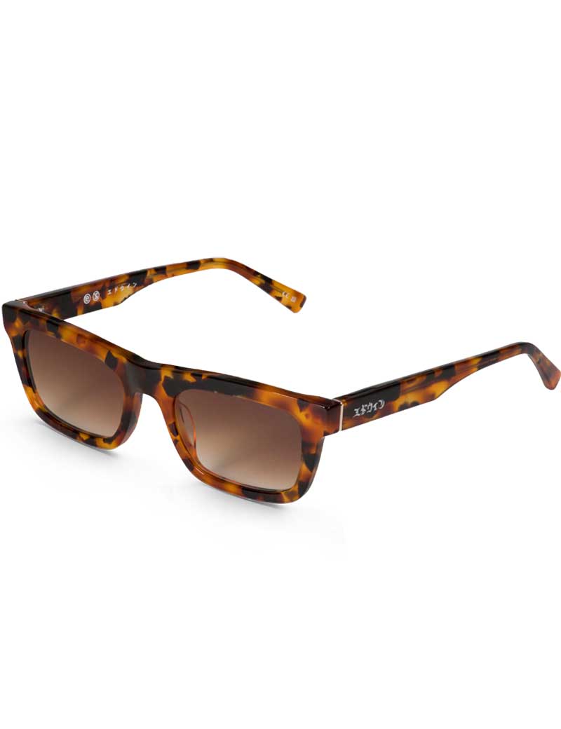 Edwin X Messy Weekend New Dylan Sunglasses Tortoise Amber Gradient