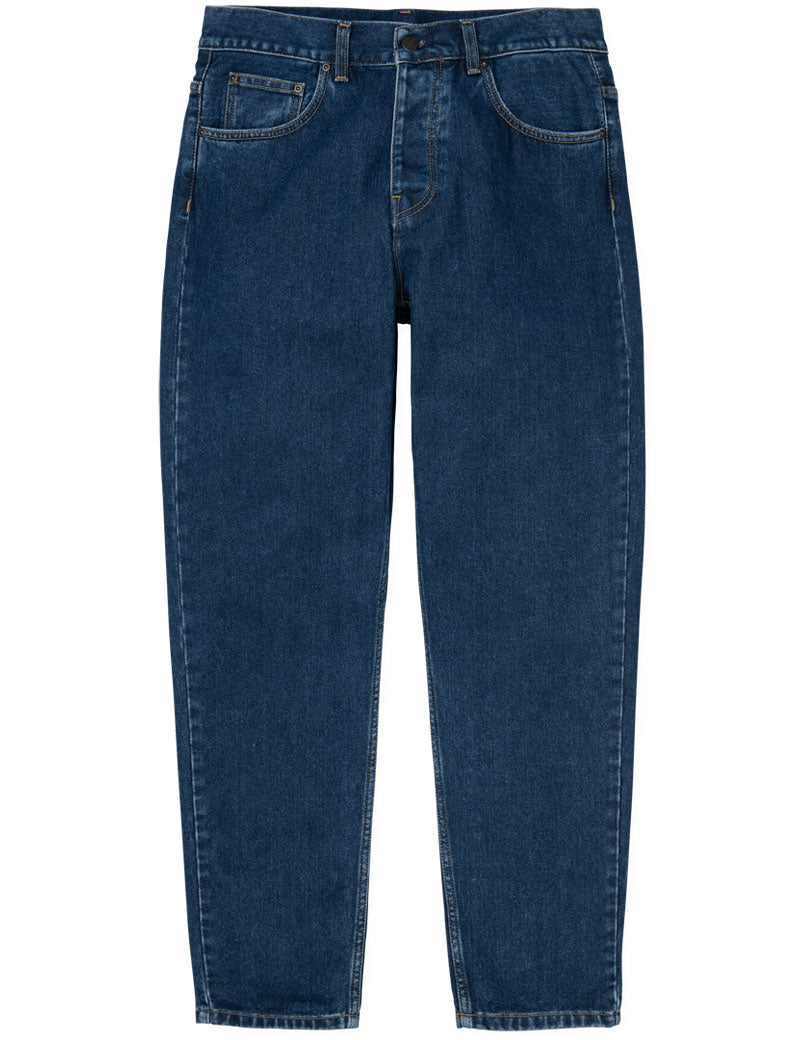 CARHARTT WIP NEWEL PANT JEANS BLUE STONE WASHED