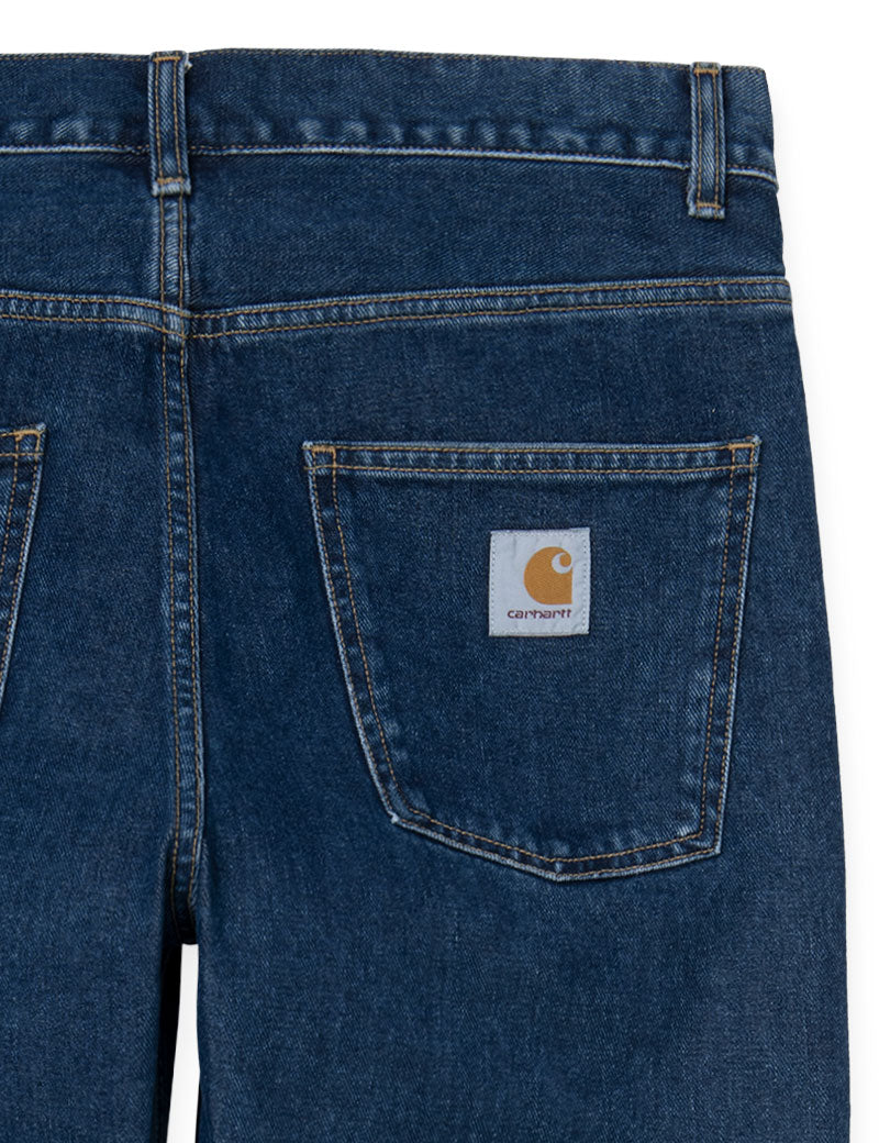 CARHARTT WIP NEWEL PANT JEANS BLUE STONE WASHED