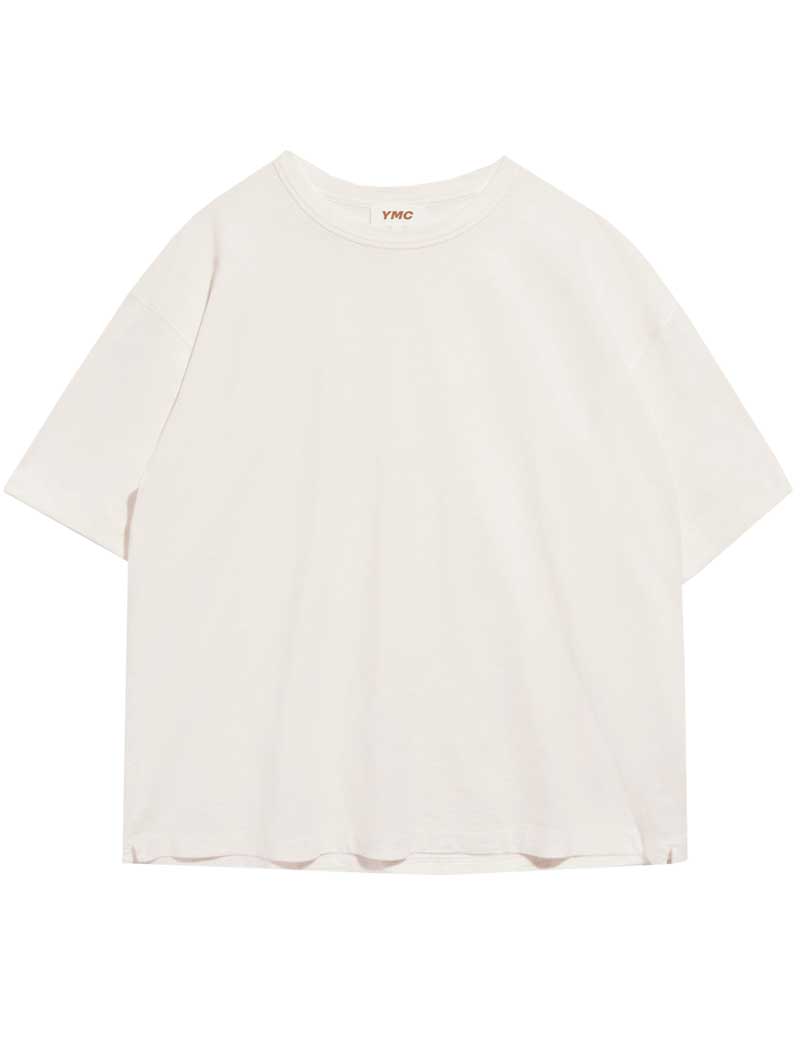 YMC EARTH TRIPLE T-SHIRT WHITE