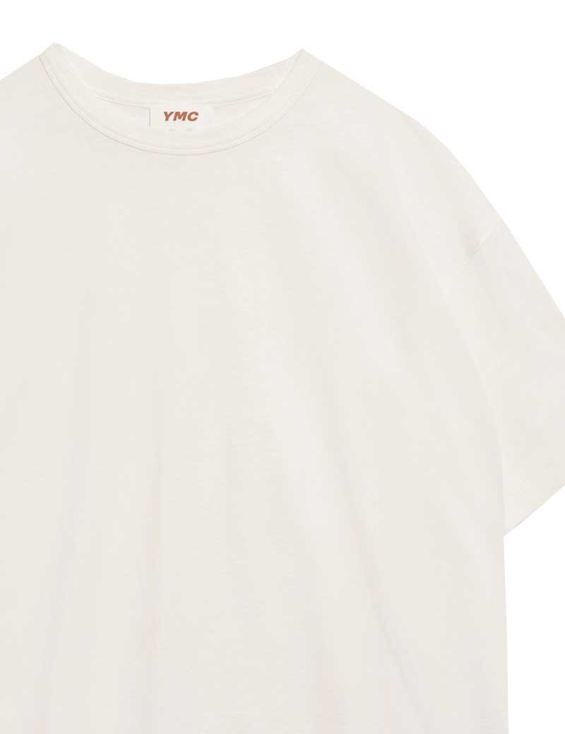 YMC EARTH TRIPLE T-SHIRT WHITE